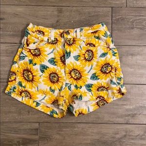 American Apparel Jean Sunflower shorts